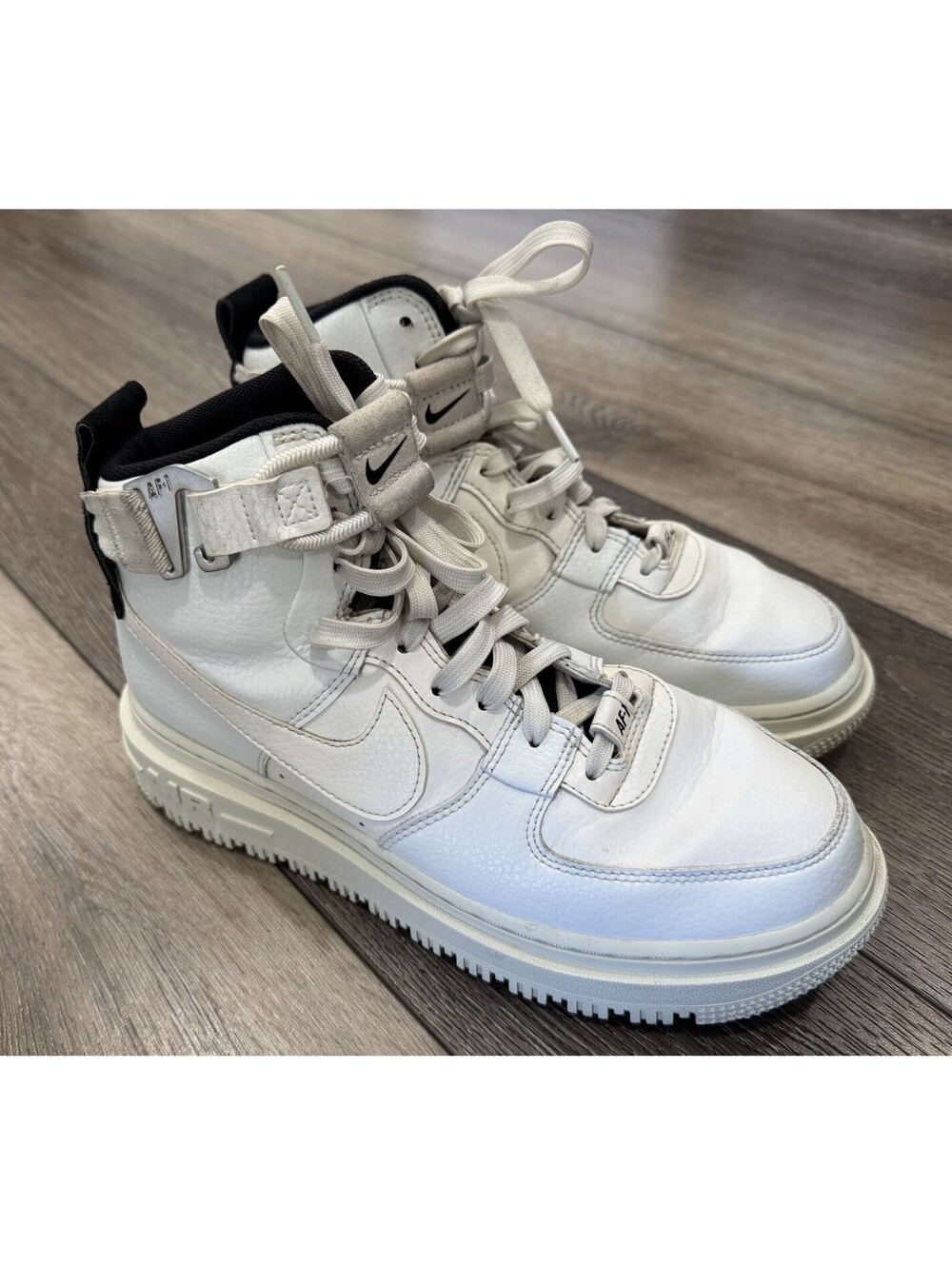 Nike Air Force 1 High Utility 2.0 Shoes Womens Summit White Black Size 9.5